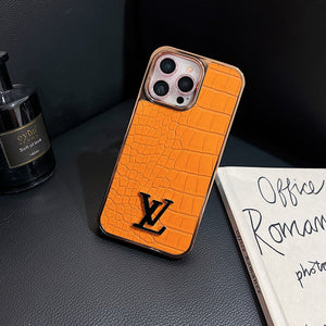 Premium Louis Vuitton Crocodile Pattern Color iPhone Case