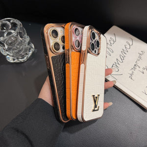 Premium Louis Vuitton Crocodile Pattern Color iPhone Case