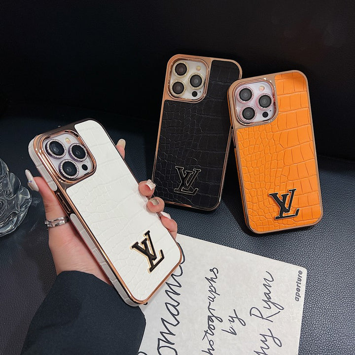 Premium Louis Vuitton Crocodile Pattern Color iPhone Case