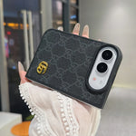 Luxury GG Supreme Monogram Canvas Case for iPhone Duo