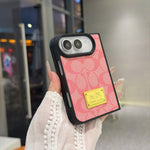 Luxury Premium CH Monogram Canvas Case for iPhone Duo