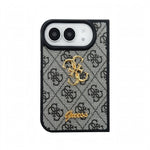 Luxury Guess Monogram Canvas Case for iPhone Duo