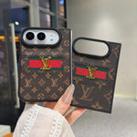 Classic Luxury LV Monogram Canvas Case for iPhone Duo