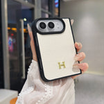 Classic HERMES Monogram Canvas Case for iPhone Duo