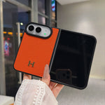 Classic HERMES Monogram Canvas Case for iPhone Duo