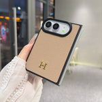 Classic HERMES Monogram Canvas Case for iPhone Duo