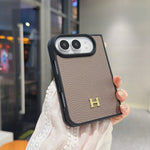 Classic HERMES Monogram Canvas Case for iPhone Duo