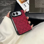 Luxury CH Monogram Canvas Case for iPhone Duo