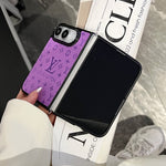 Luxury LV Monogram Canvas Case for iPhone Duo