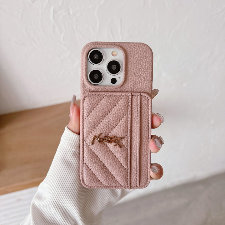 Luxury Bag Leather For iPhone Case