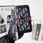 Dior iPhone Case With Card Holder And Wrist Strap