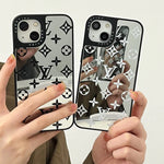 MIRRORED LV PHONE CASE FOR IPHONE 16 15 14