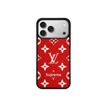 Louis Vuitton Red Monogram Magsafe Case for iPhone 12-18 Pro & Pro Max