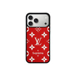 Louis Vuitton Red Monogram Magsafe Case for iPhone 12-18 Pro & Pro Max
