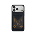 Louis Vuitton Case with Card Holder for iPhone 12-18 Pro & Pro Max