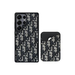 Dior-Inspired Oblique Jacquard Magnetic Cardholder Case | Samsung Galaxy S Series