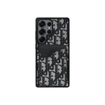 Dior-Inspired Oblique Jacquard Magnetic Cardholder Case | Samsung Galaxy S Series