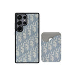 Dior-Inspired Oblique Jacquard Magnetic Cardholder Case | Samsung Galaxy S Series