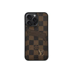 LV Brown Classic MagSafe Case for iPhone 12-17 Series