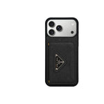 Luxury Phone Case Logo Card Holder & Lanyard For iPhone 12-17