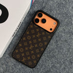 Luxury Designer Leather Phone Case For iPhone 12-17