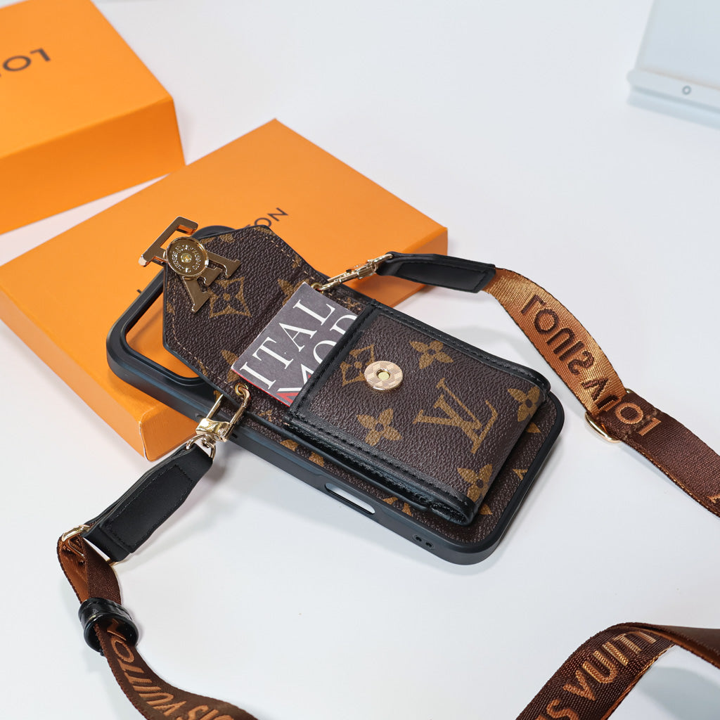 LV Crossbody Phone Case For iPhone 17 / 16 / 15 / 14