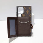 Leather Louis Vuitton Designer Wallet Phone Case for Samsung Galaxy S22-25 Series