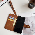 Luxury Wallet Phone Case Card Holder For iPhone 12-17