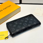 Louis Vuitton Zippy Wallet Black Monogram