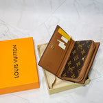 Luxury Louis Vuitton Zippy Organizer Wallet Multifunctional