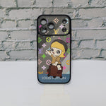 Luxury Monogram Anime Style Case for iPhone 13-17