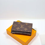 Brown Louis Vuitton Monogram Wallet Card Holder