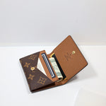 Brown Louis Vuitton Monogram Wallet Card Holder