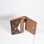 Brown Louis Vuitton Monogram Wallet Card Holder