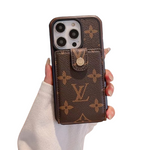 LV CASE IPHONE WITH CARD HOLDER