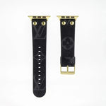 Louis Vuitton Apple Watch Band Monogram with Gold