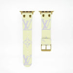 Louis Vuitton Apple Watch Band Monogram with Gold