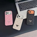Prada Luxury Quilted Leather iPhone Case