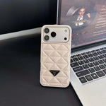 Prada Luxury Quilted Leather iPhone Case