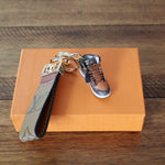 Luxury Key Chain Dupe Brown Monogram Sneakers