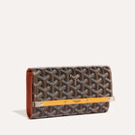 Goyardine Canvas & Vauzelles Calfskin Yellow Cotton Lining