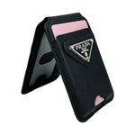 Magnetic Leather Wallet Stand with Card Slot for MagSafe