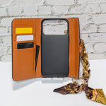 Luxury Wallet Phone Case Card Holder For iPhone 12-17
