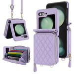 RFID Luxury Crossbody Wallet Case For Galaxy Z Flip