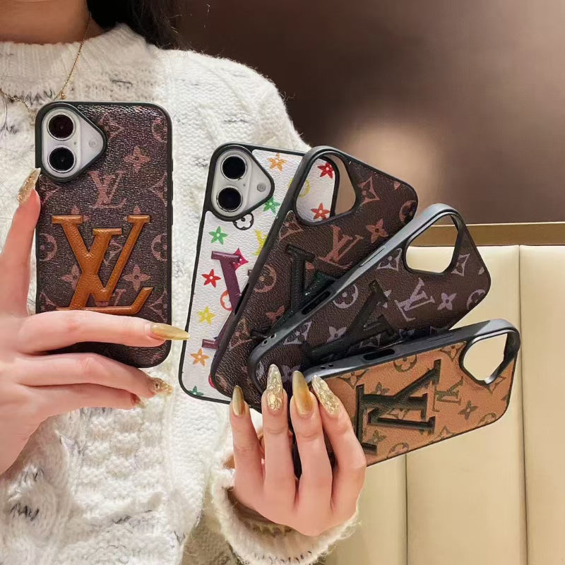 New Louis Vuitton Style Leather Case For iPhone