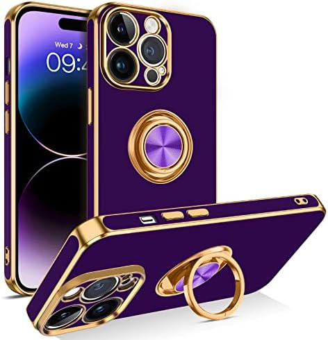 Shiny Plating Gold Slim Thin Soft TPU Rugged Bumper Shockproof Case for iPhone