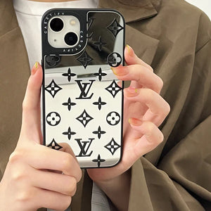 MIRRORED LV PHONE CASE FOR IPHONE 16 15 14