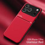 Magsafe Leather Matte Magnetic Case For iPhone 17 16 15 14