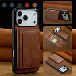 MagSafe Magnetic Flip Leather Phone Case for iPhone 17/ 16/ 15 THEROXYMOB