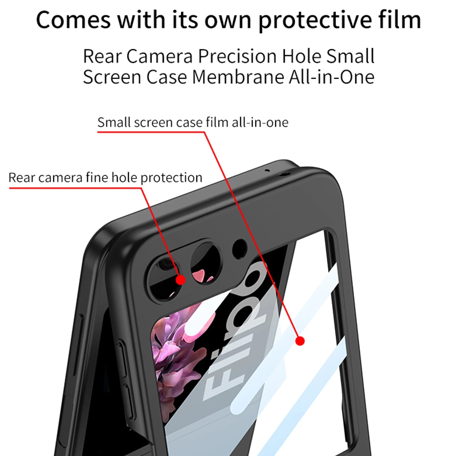 Hand Strap Ring Case For Galaxy Z Flip 6